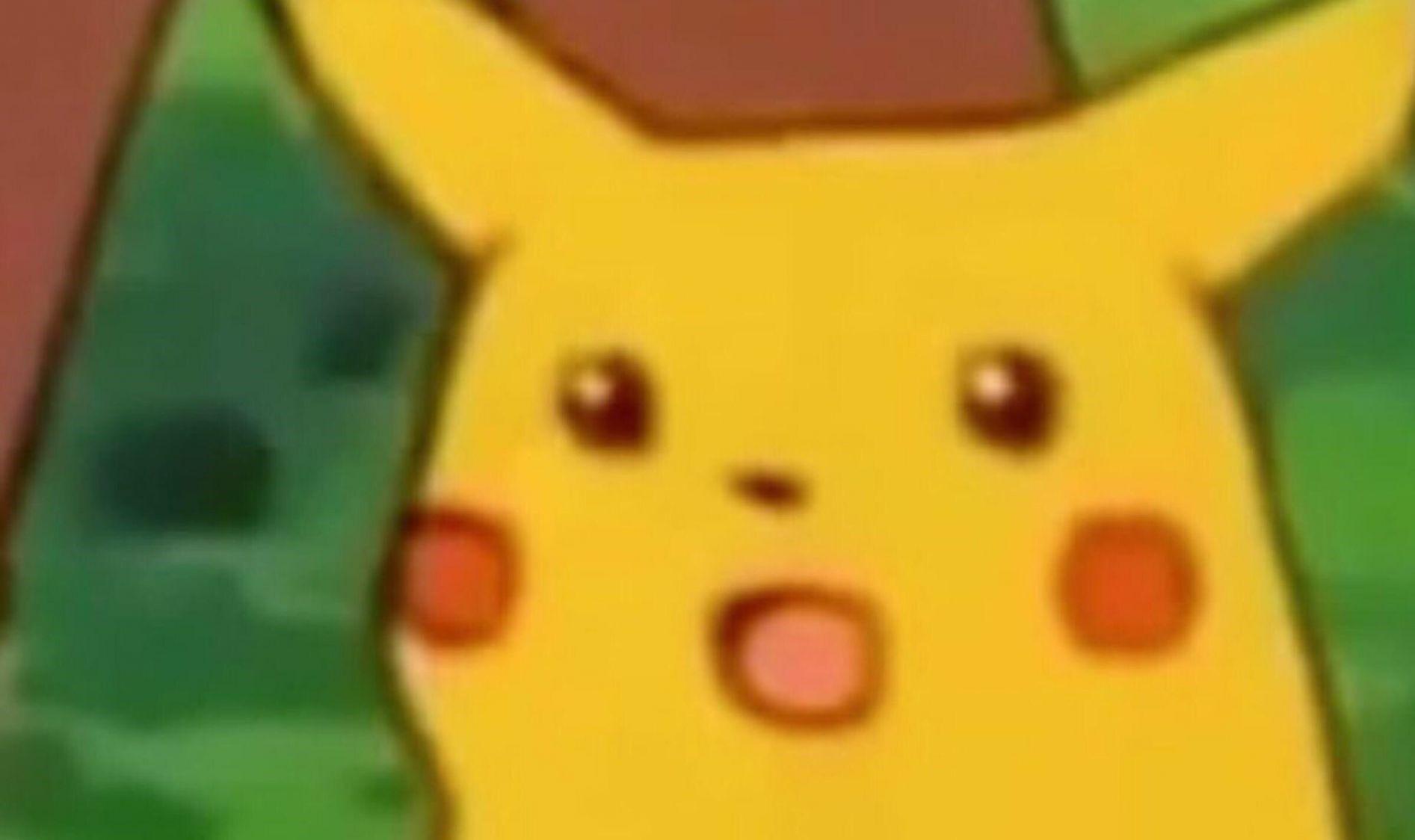 surprised pikachu face